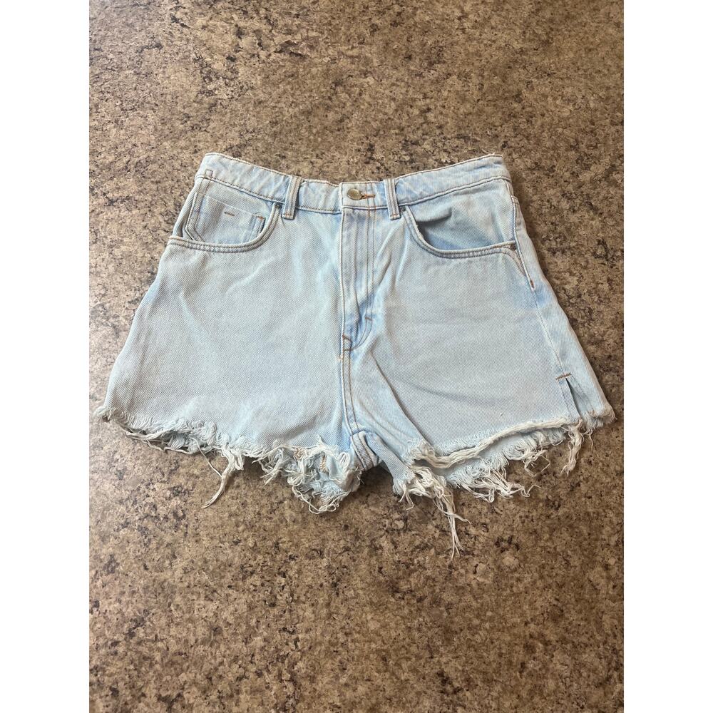 Zara Jean Shorts Size 6 Blue